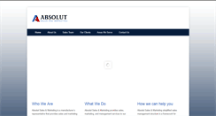 Desktop Screenshot of absolutsales.com